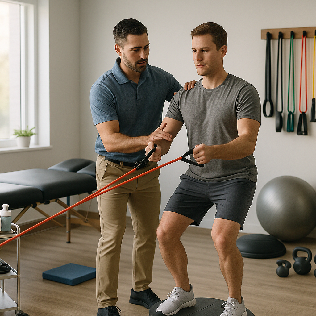 What are the rehabilitation tools used in chiropractic offices?