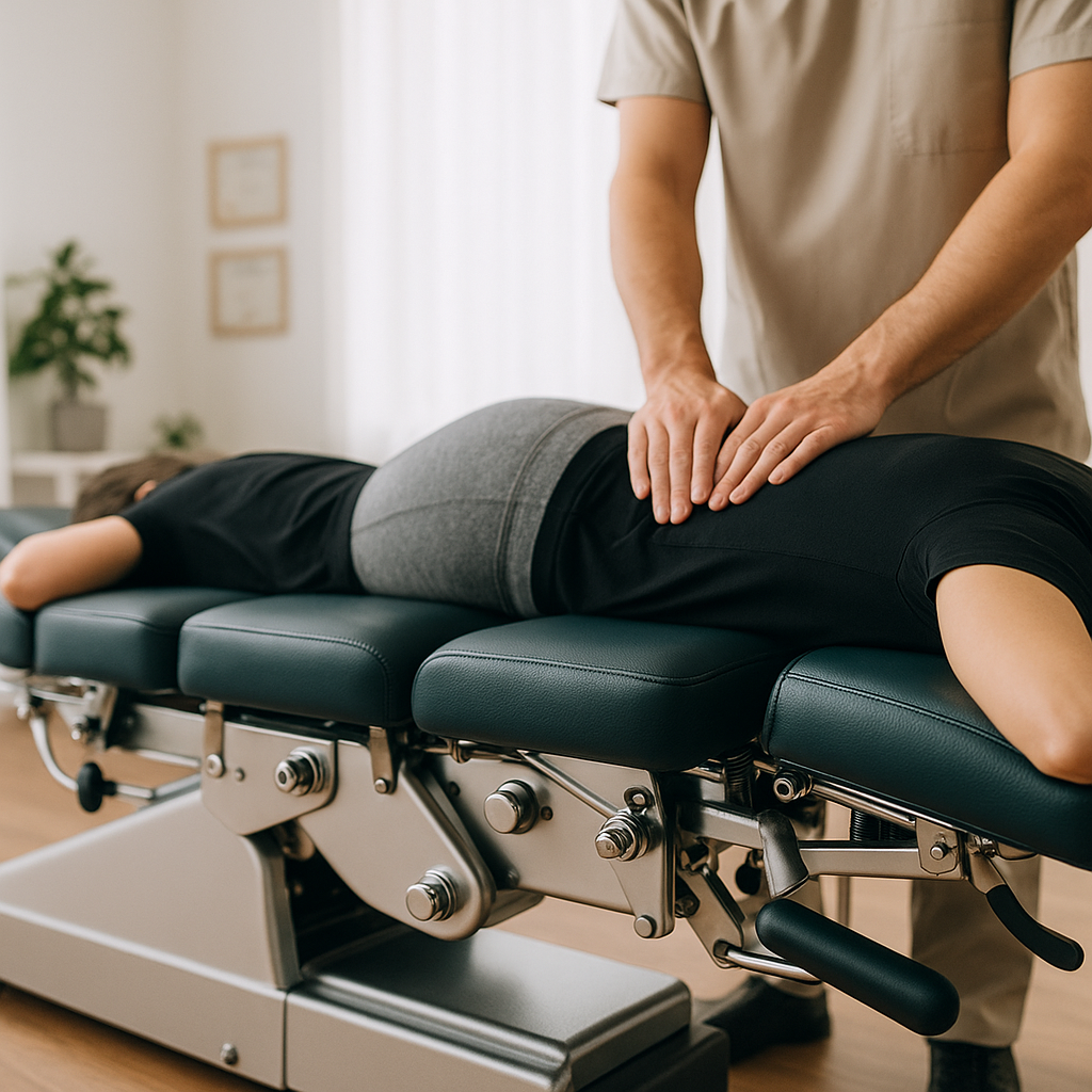 What is a drop table in chiropractic?