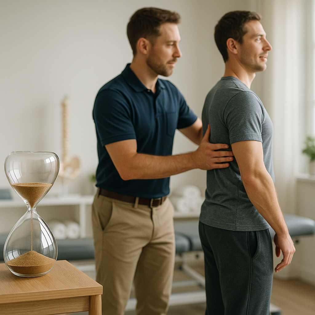 What is the expected recovery time with chiropractic care?