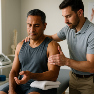 What is the chiropractic treatment for frozen shoulder?