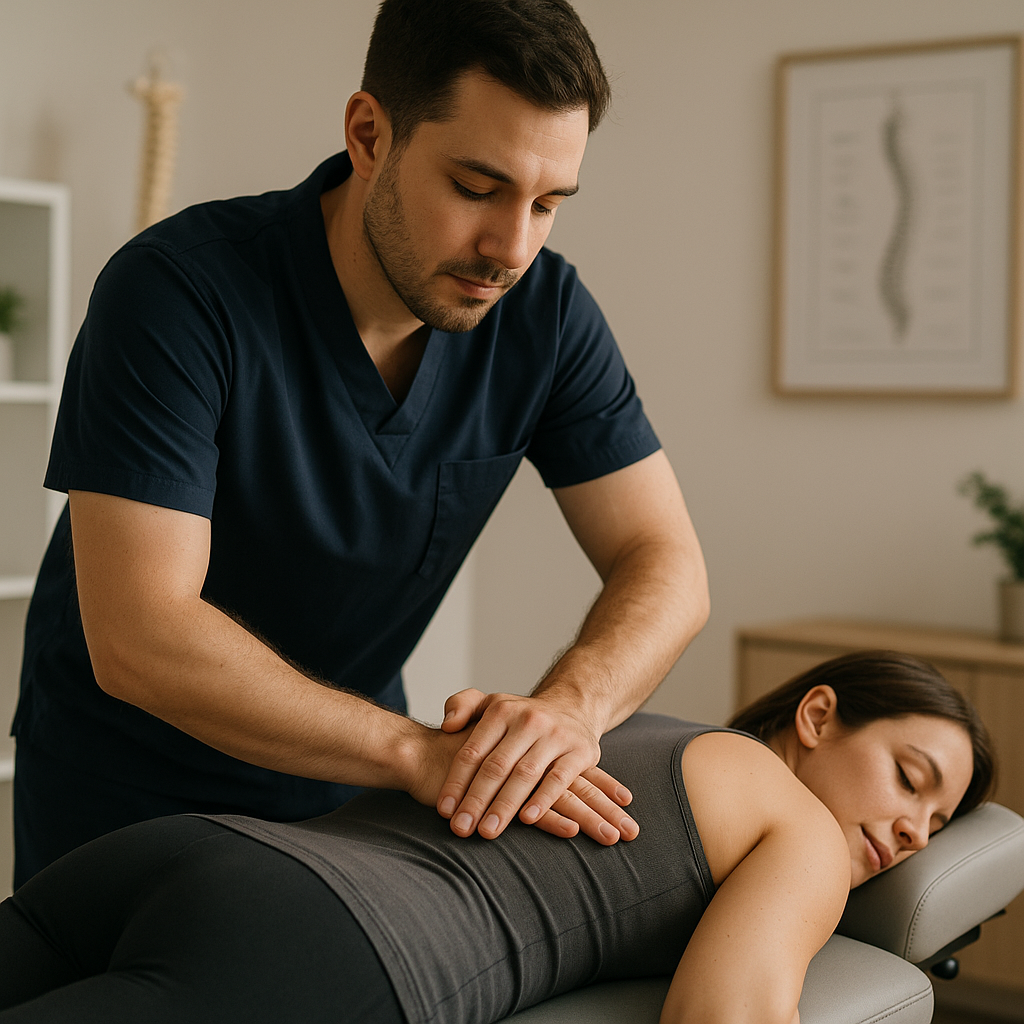 What is manual chiropractic adjustment?