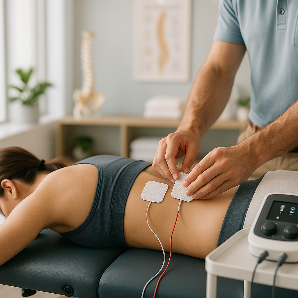 What is a TENS unit in chiropractic care?