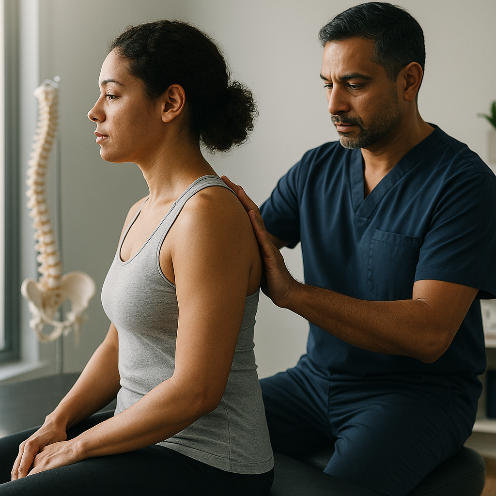 What is the chiropractic treatment for kyphosis?