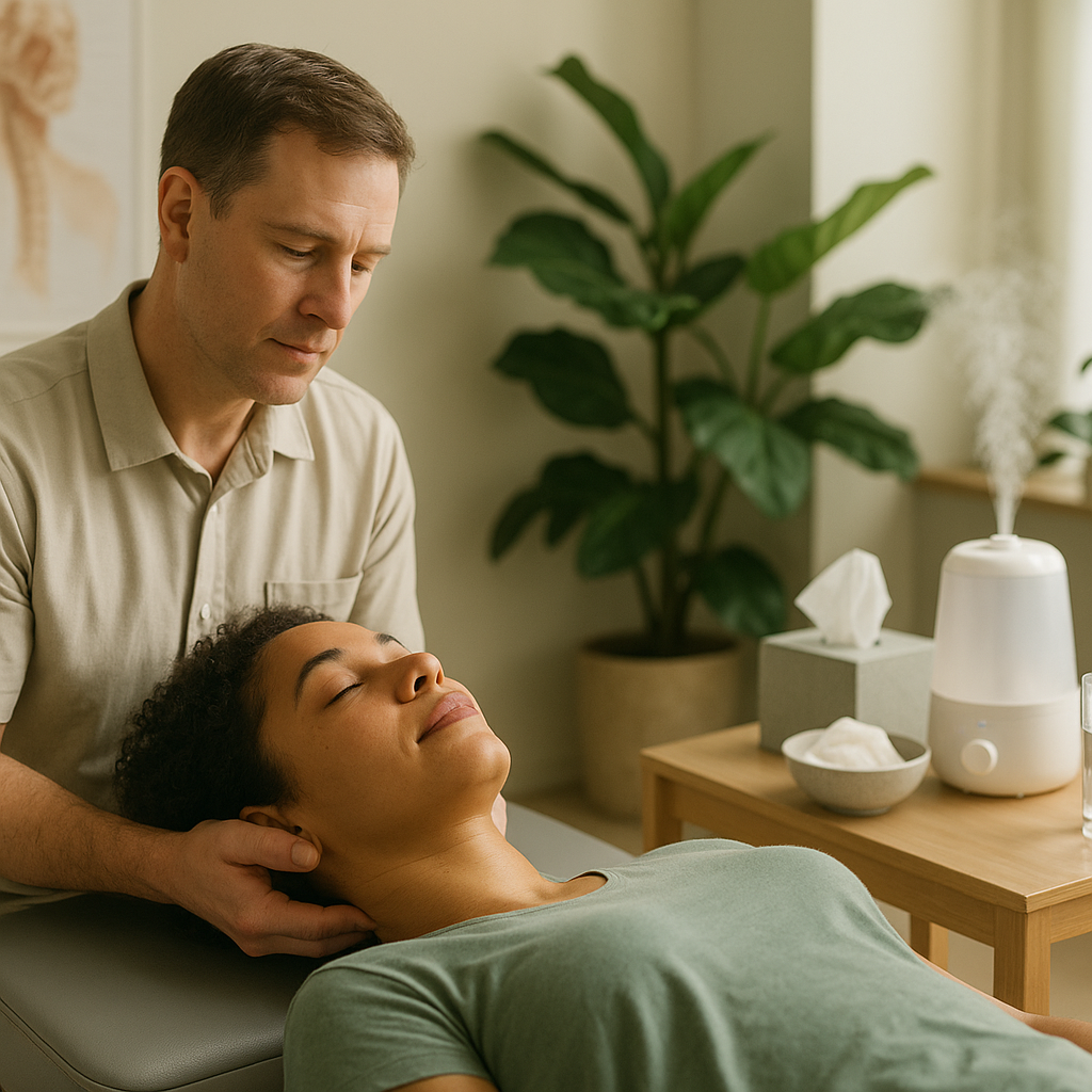 What is the chiropractic approach to sinus problems?