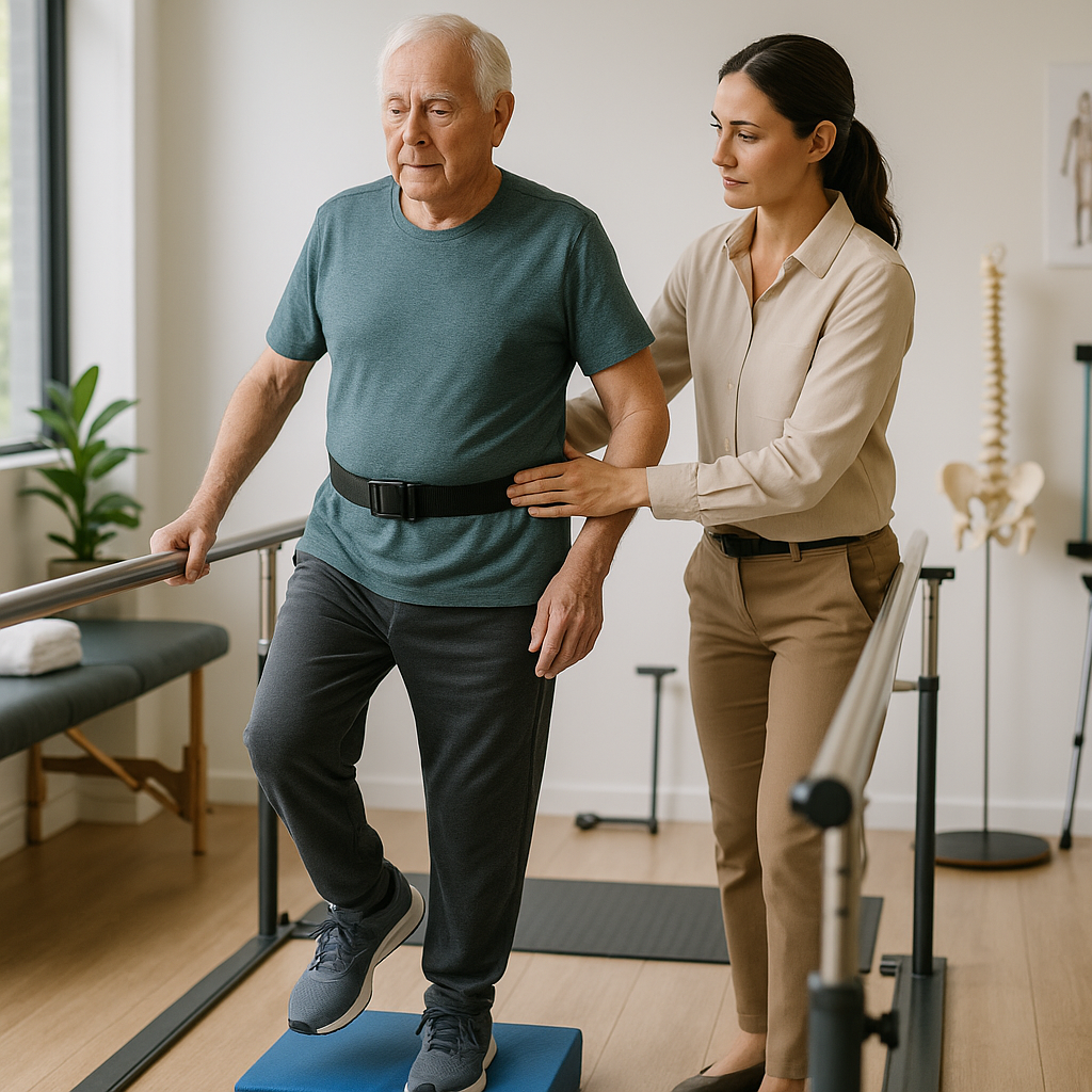 What is the chiropractic approach to recovery from falls in the elderly?