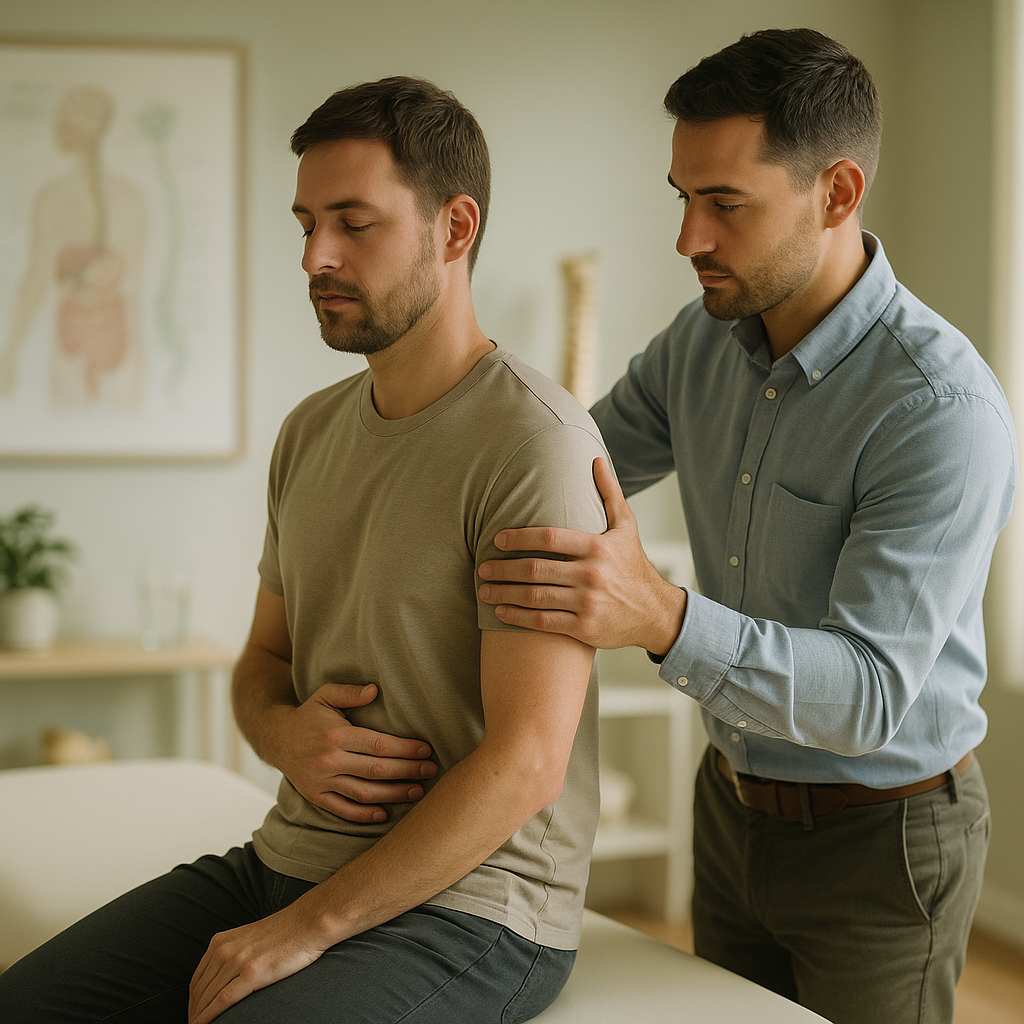 What is the chiropractic approach to IBS?