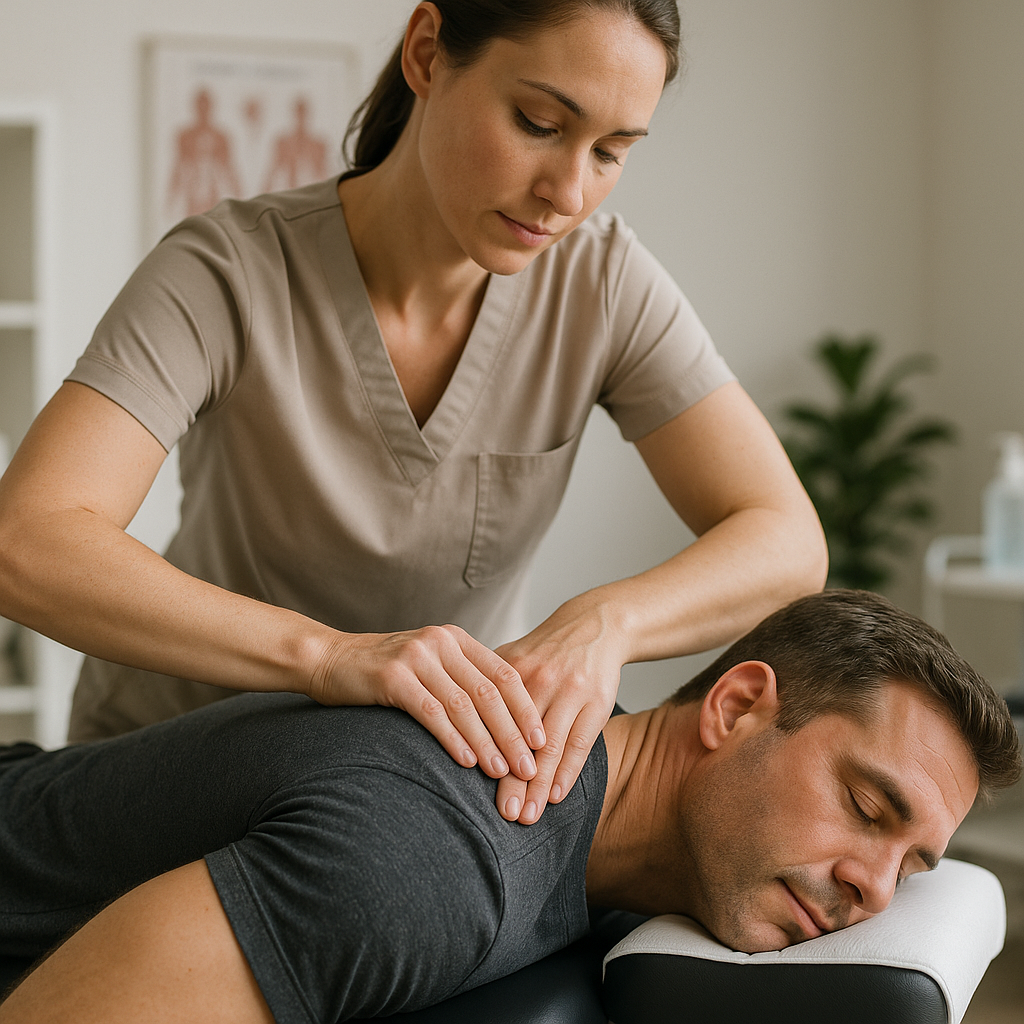 What is the chiropractic treatment for muscle spasms?
