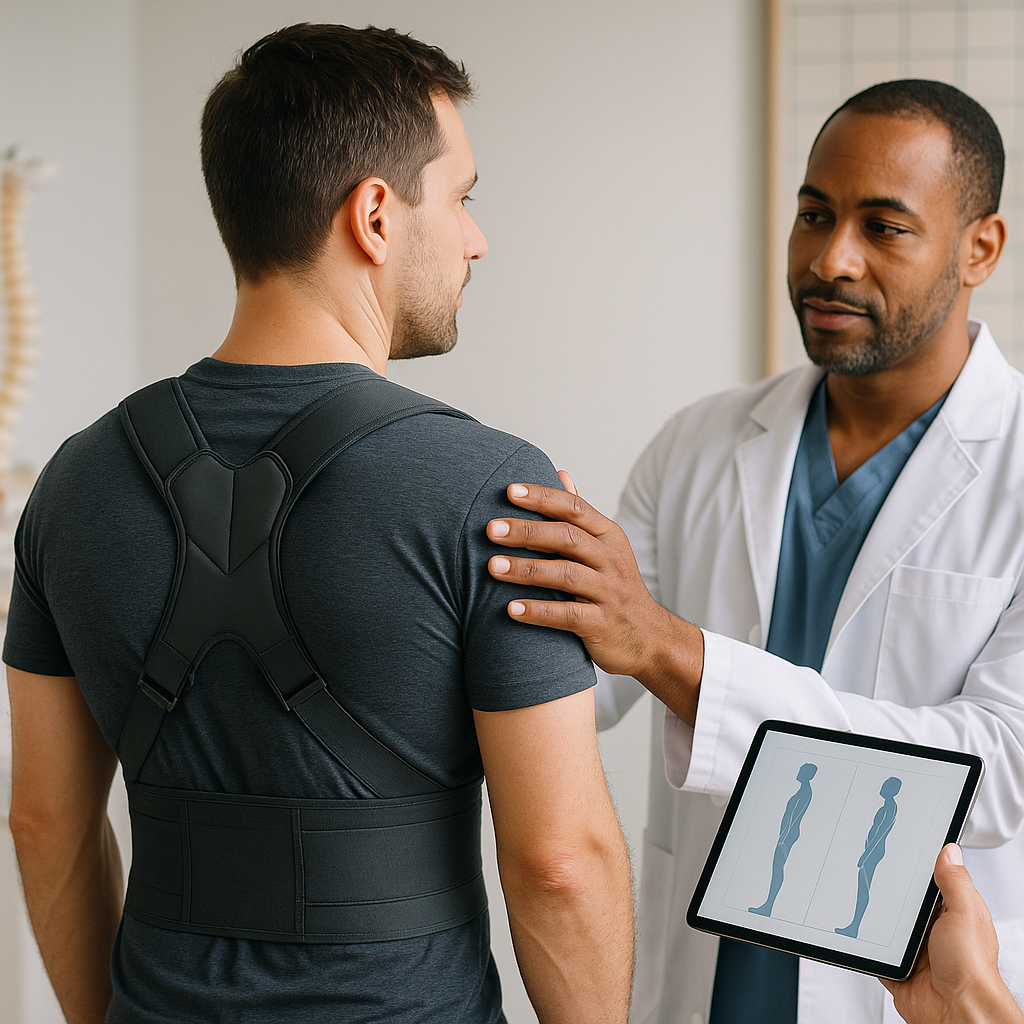 What is a posture corrector recommended by chiropractors?