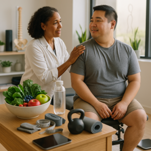What is the chiropractic approach to weight management?