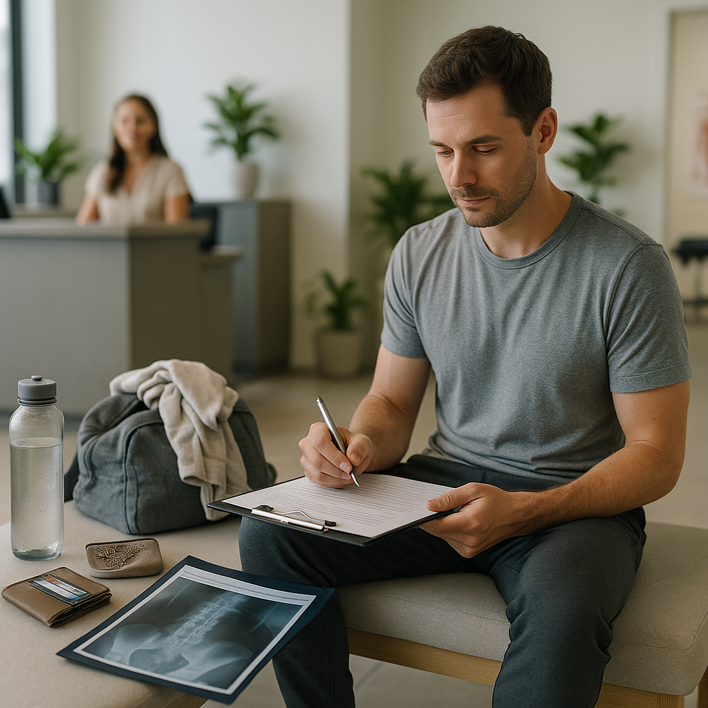 What are the things to do before a chiropractic appointment?