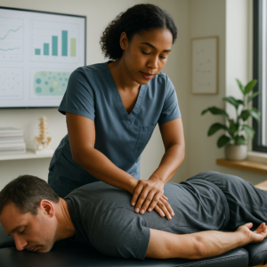 What are the outcomes studies for chiropractic treatment?