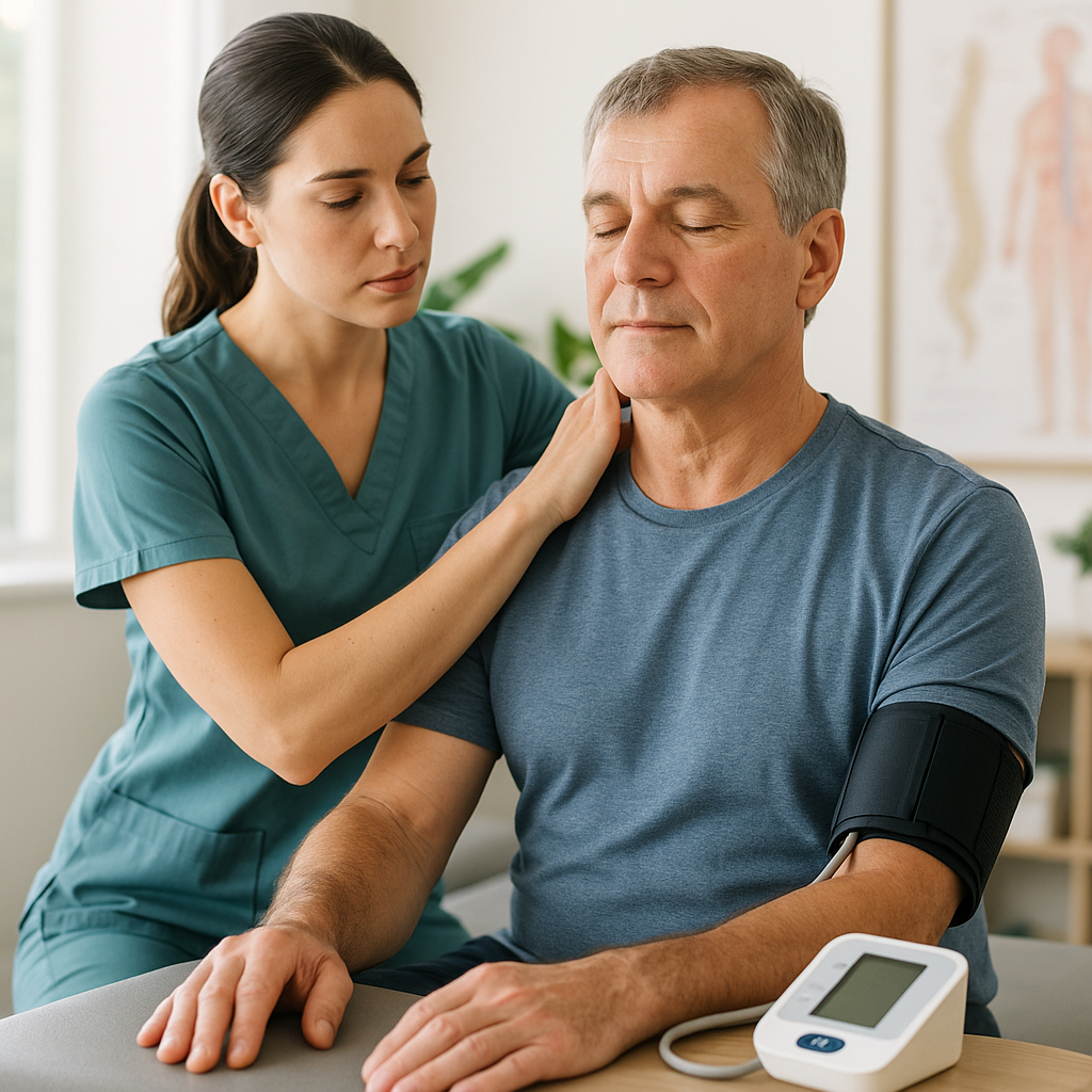 What is the chiropractic treatment for high blood pressure?