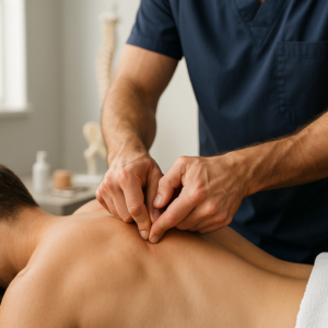 What is the chiropractic treatment for muscle knots?