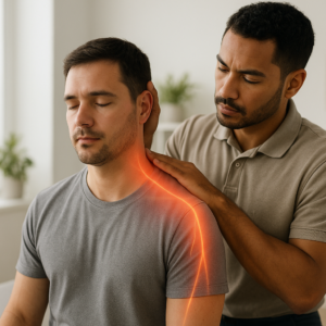 What is the chiropractic treatment for referred pain?