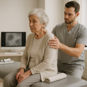 What is the risk of chiropractic treatment for people with osteoporosis?