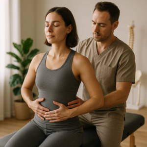 What is the chiropractic approach to breath work and spinal health?