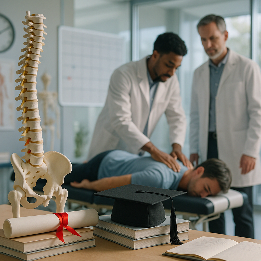 What is the length of training for a chiropractor?