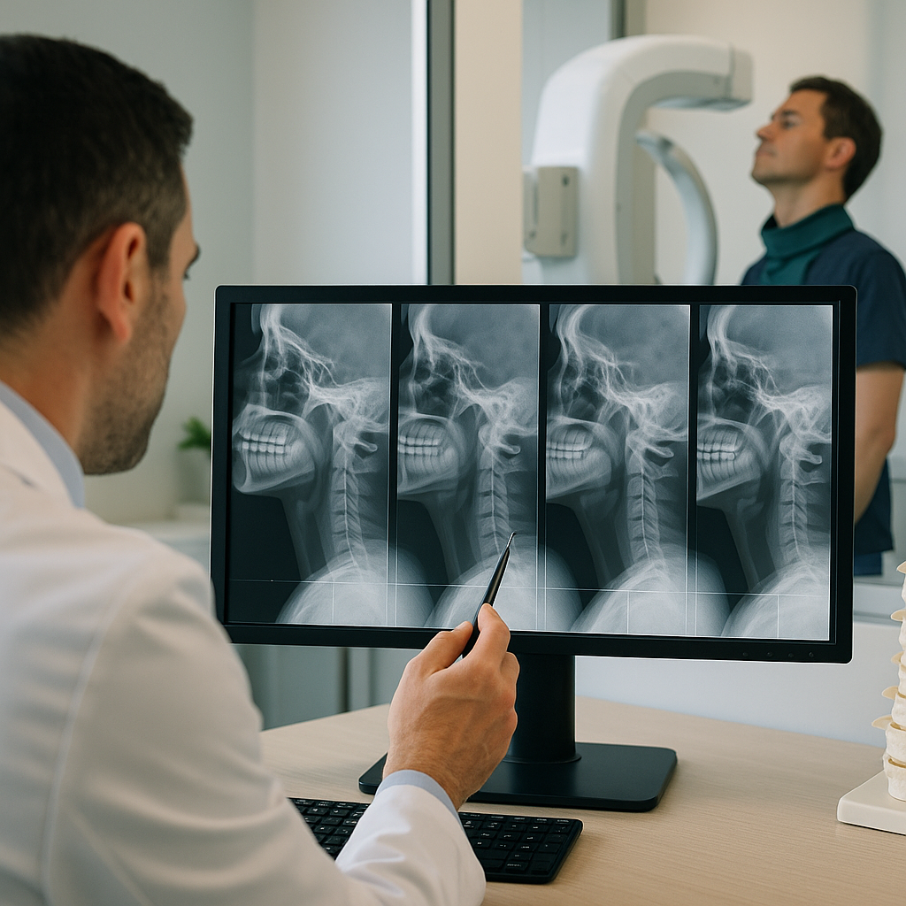 What is motion X-ray analysis in chiropractic?