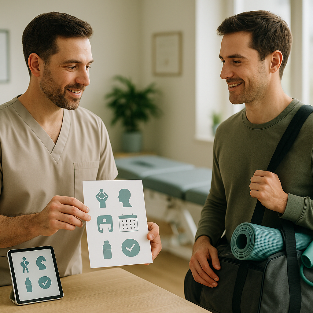 What is a chiropractic discharge plan?