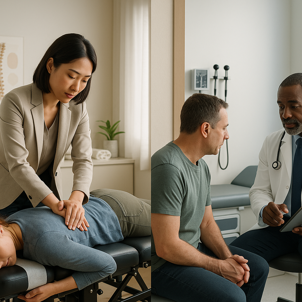 What is the difference between a chiropractor and a medical doctor?