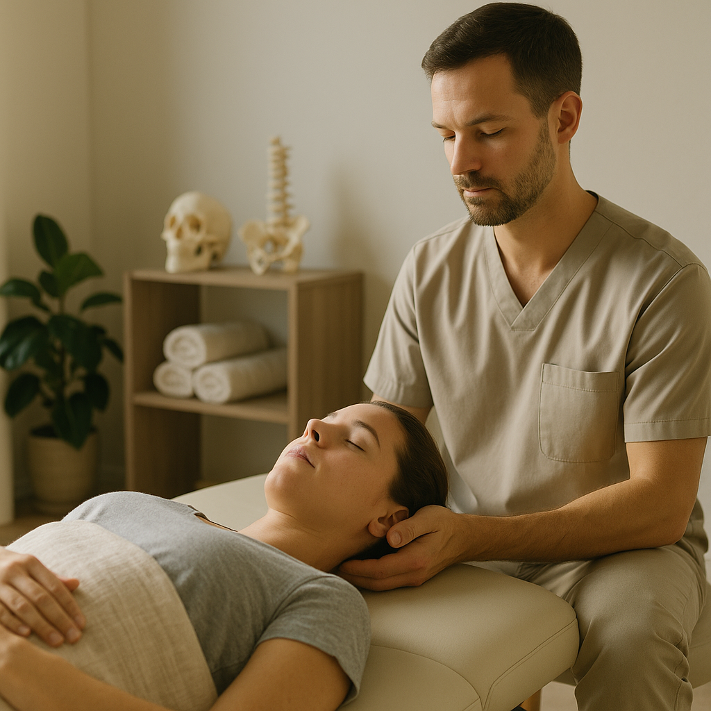 What is craniosacral therapy in chiropractic?