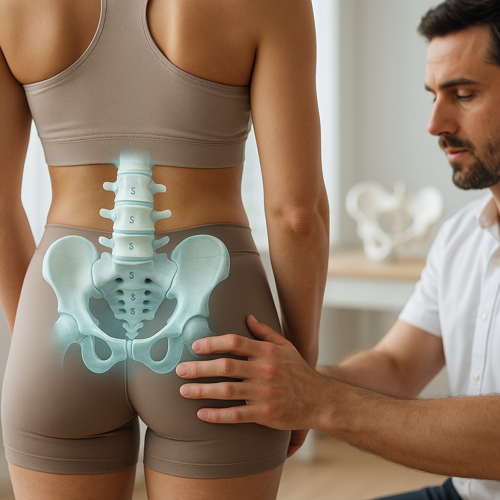 What is the sacrum in chiropractic anatomy?