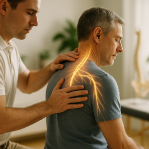 What is the chiropractic approach to nerve pain?