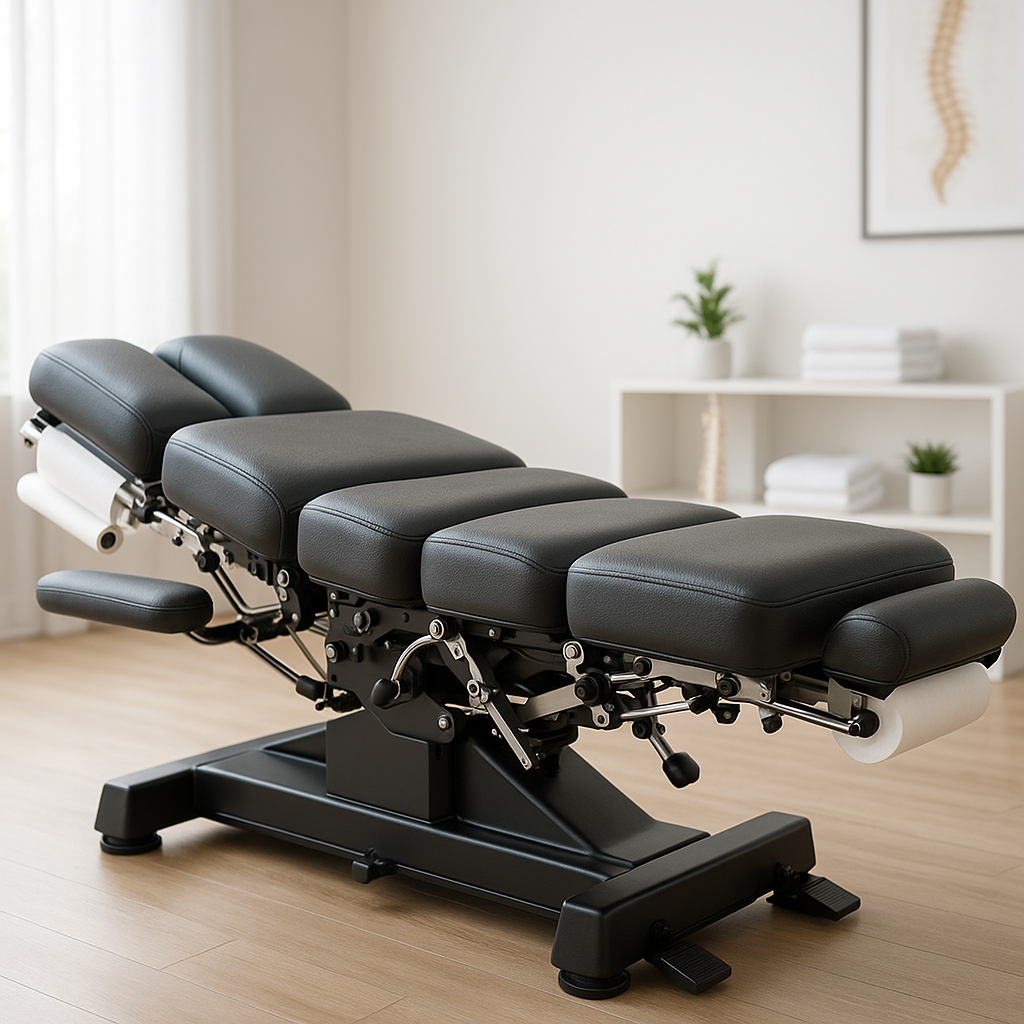 What is a chiropractic adjustment table?