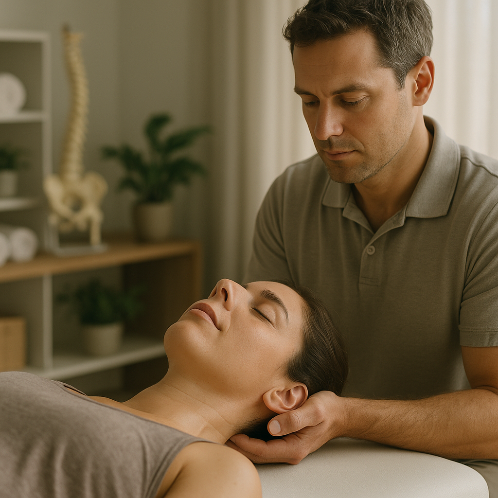 What is the chiropractic treatment for tension headaches?
