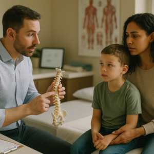 What is the risk of chiropractic care for children?