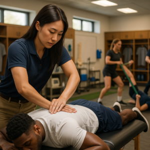 What is the role of chiropractors in professional sports teams?