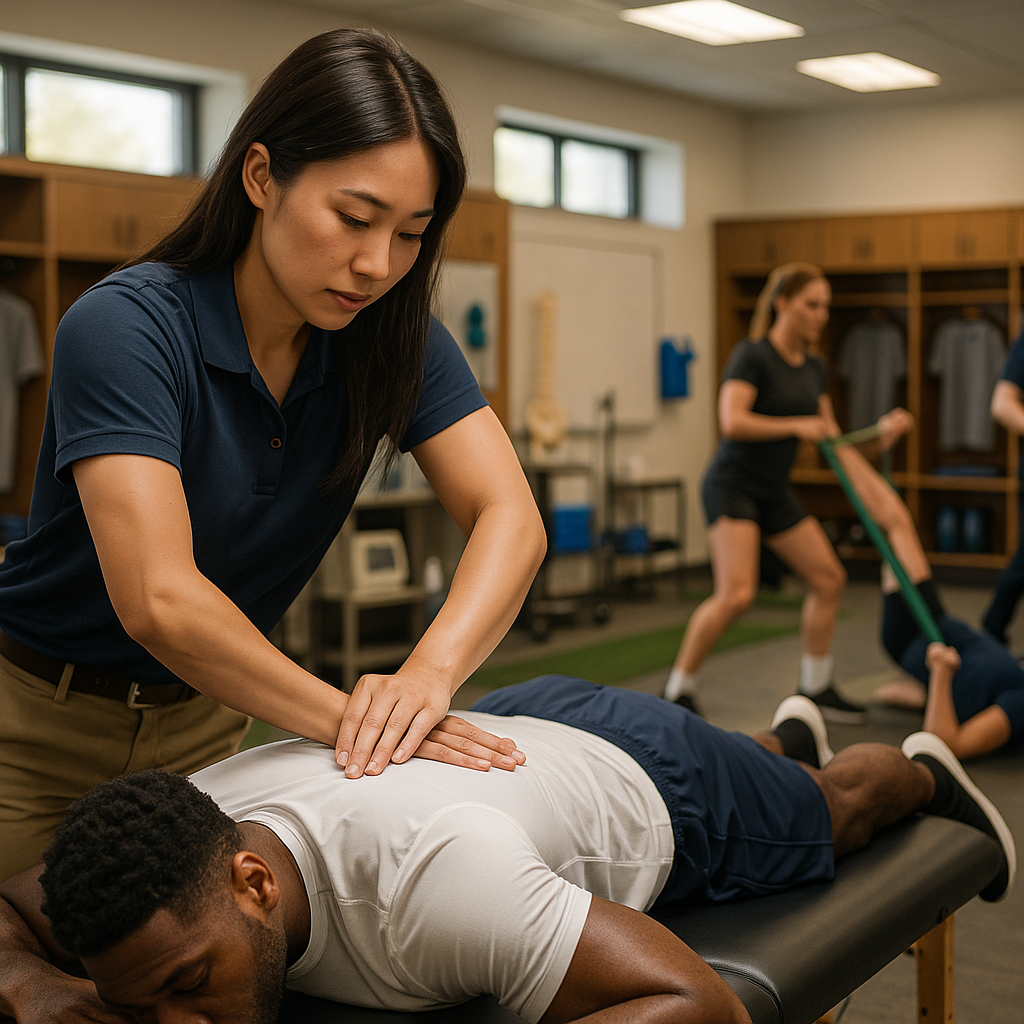 What is the role of chiropractors in professional sports teams?