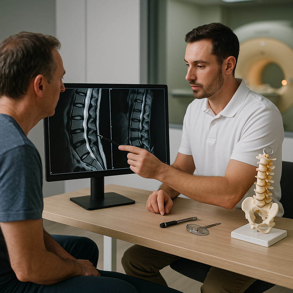 What is the role of MRI in chiropractic diagnosis?